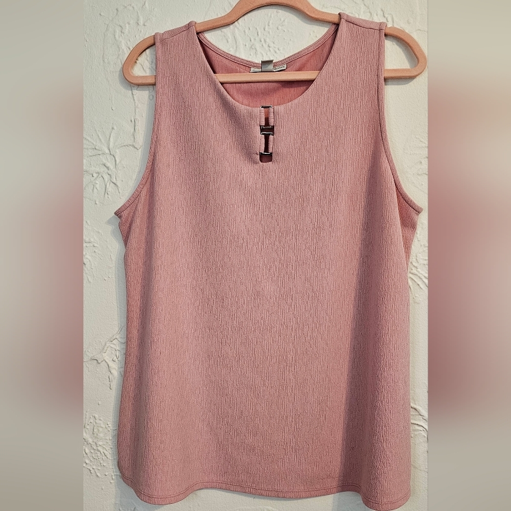 Dana BUCHMAN Scoop Neck Sleeveless Women's Tank Top XL